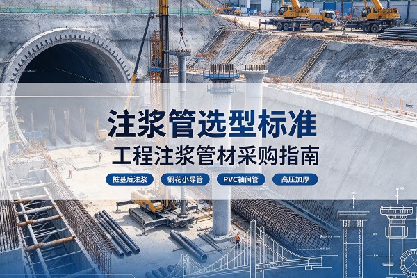大英注浆管选型标准